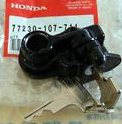 honda 750 seat latch with label 72-76